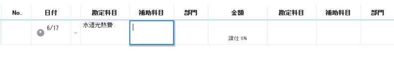 マネーフォワードクラウド確定申告の勘定科目転記